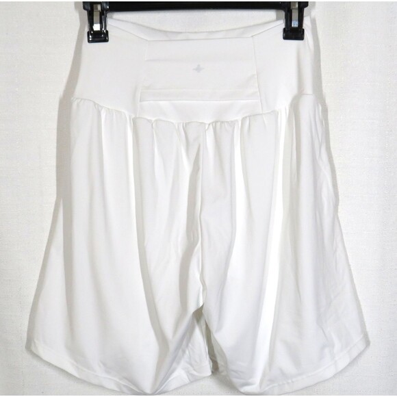 Halara SoftlyZero Airy Super High Waist 2-in-1 Cool Touch 7" Yoga Shorts White M - Picture 5 of 8